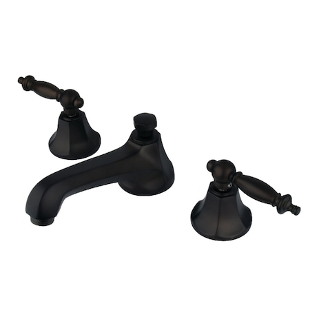 Kingston Brass KS4465TL 8" Widespread Bathroom Faucet, Oil Rubbed Bronze KS4465TL
